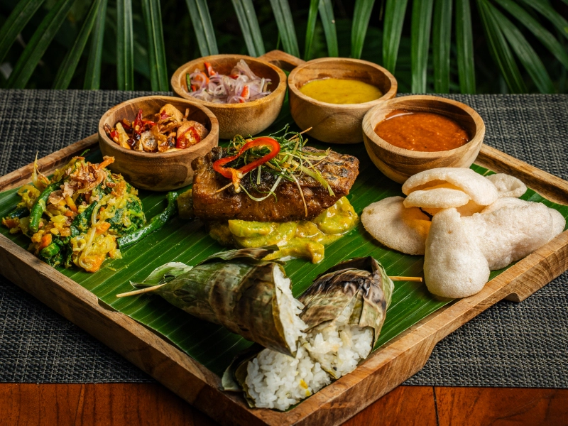 Barramundi In Balinese Harmony